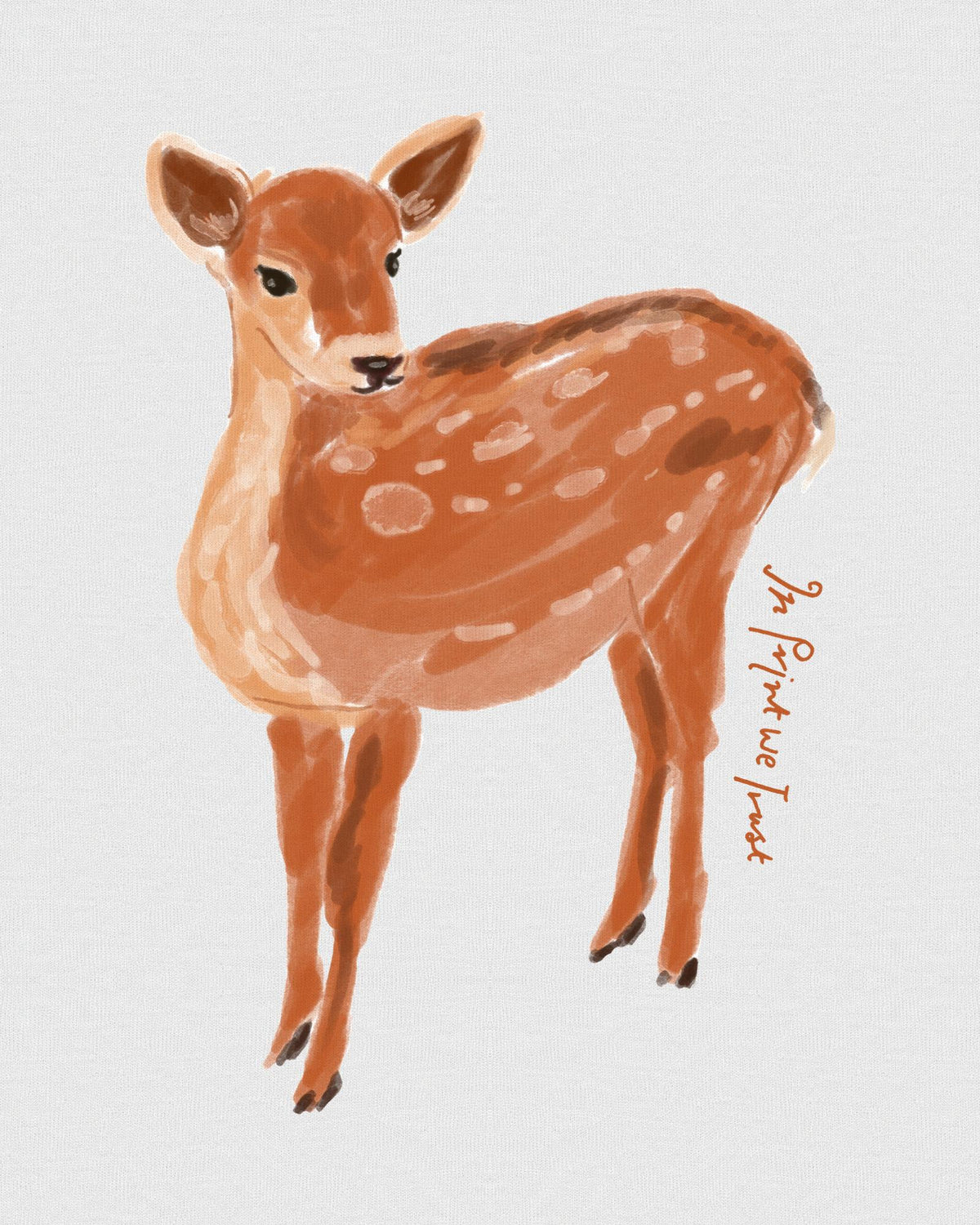 deer baby tee - In Print We Trust