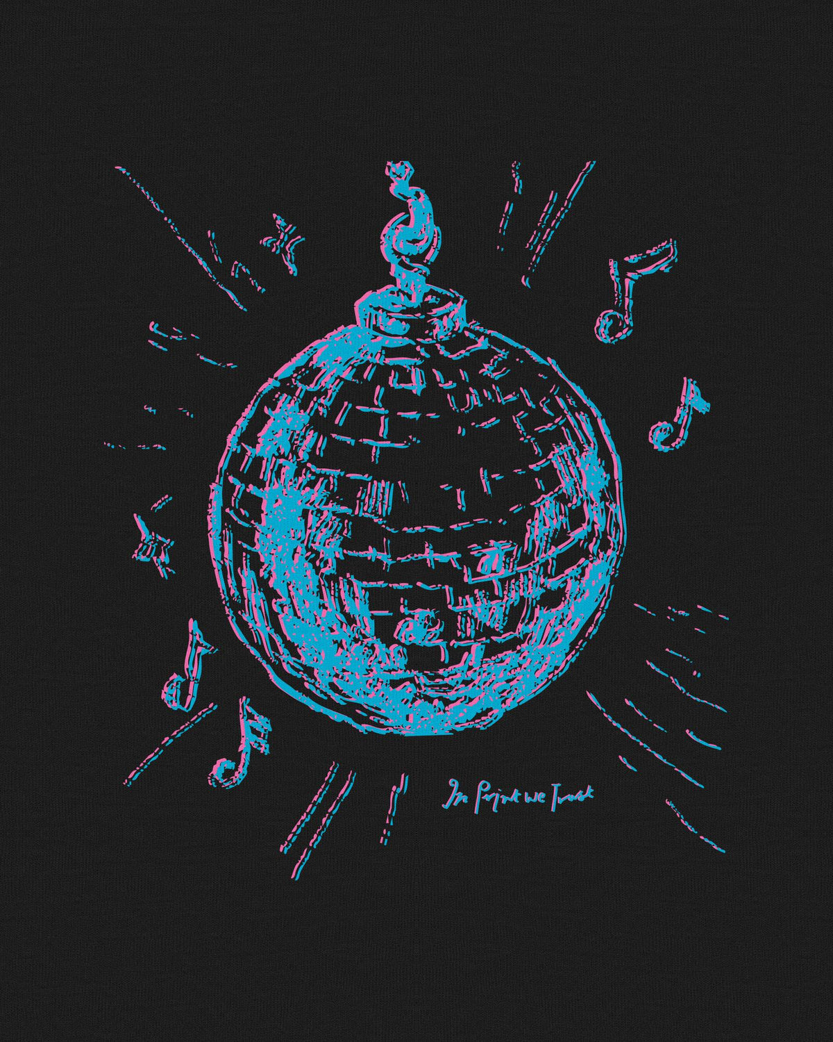 disco baby tee - In Print We Trust