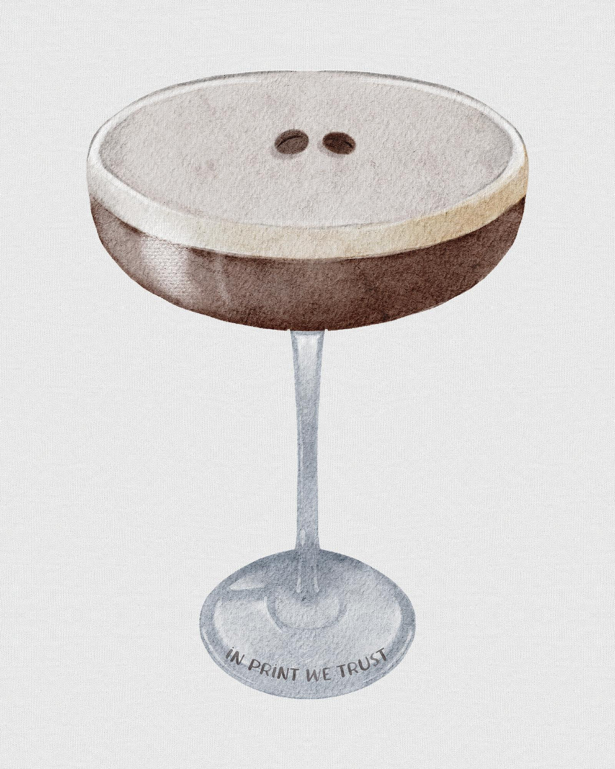 espresso martini baby tee - In Print We Trust