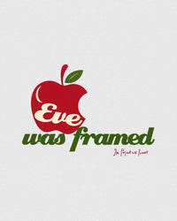 eve was framed baby tee - In Print We Trust