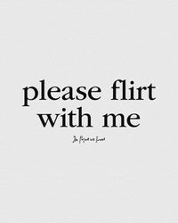 flirt baby tee - In Print We Trust