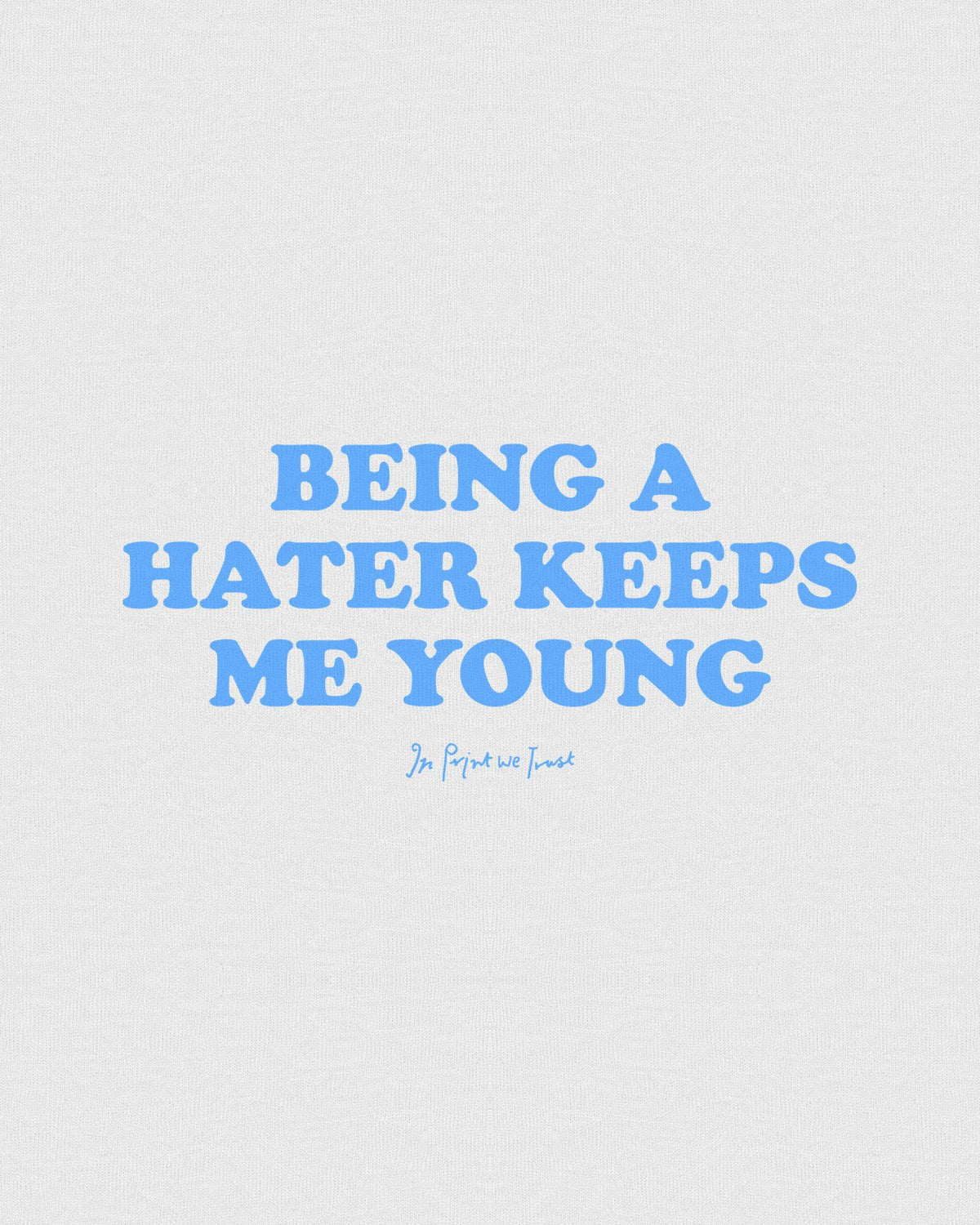 hater baby tee - In Print We Trust