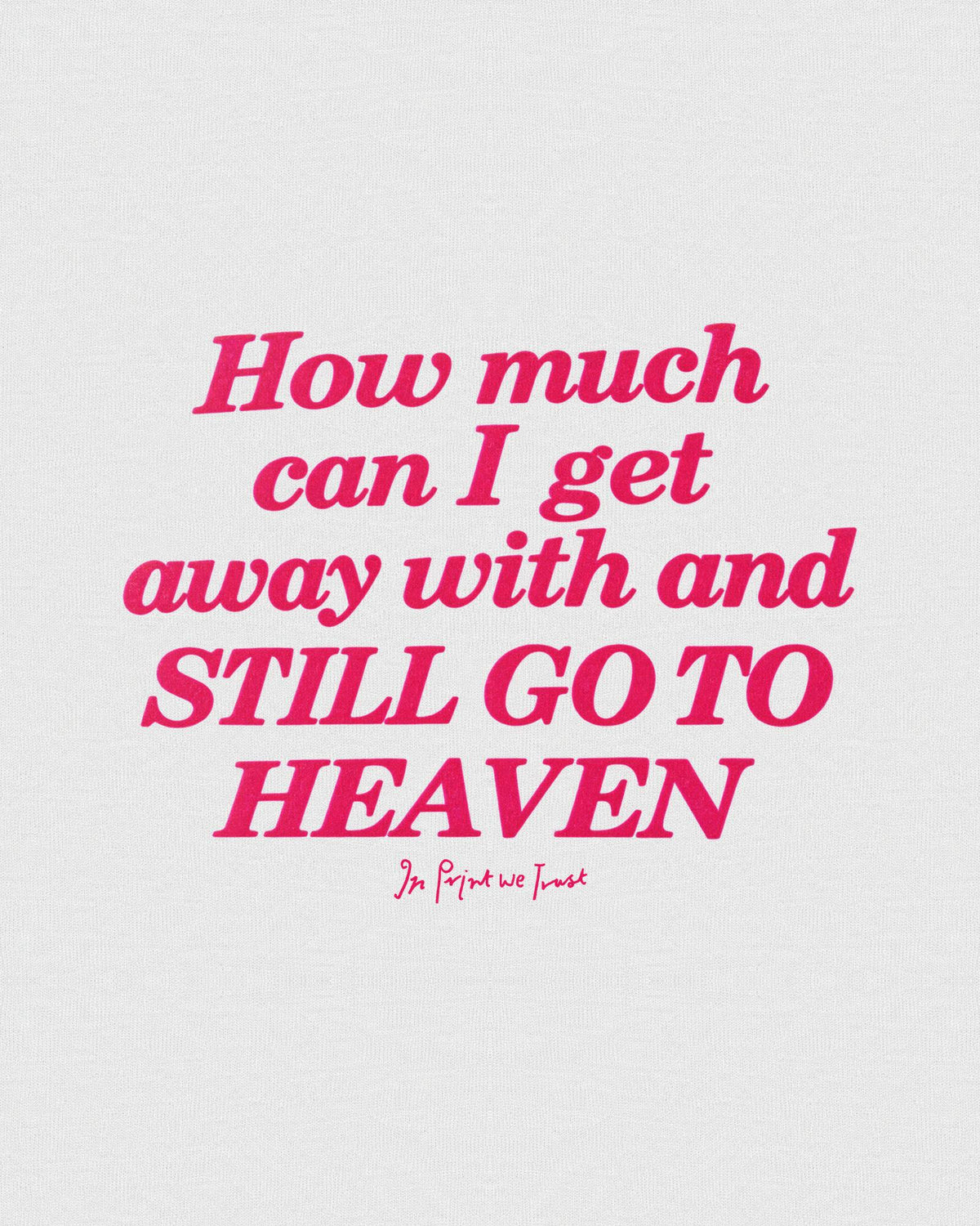 heaven baby tee - In Print We Trust