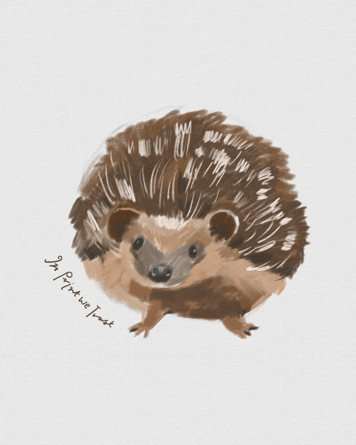 hedgehog baby tee - In Print We Trust