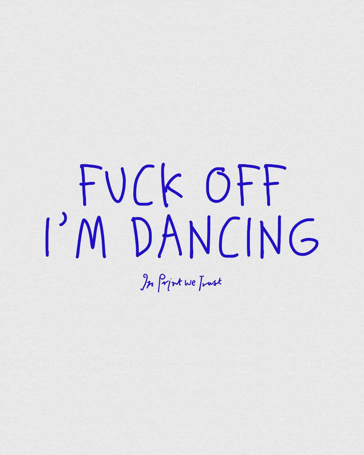 i'm dancing baby tee - In Print We Trust