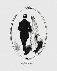 just married baby tee - In Print We Trust