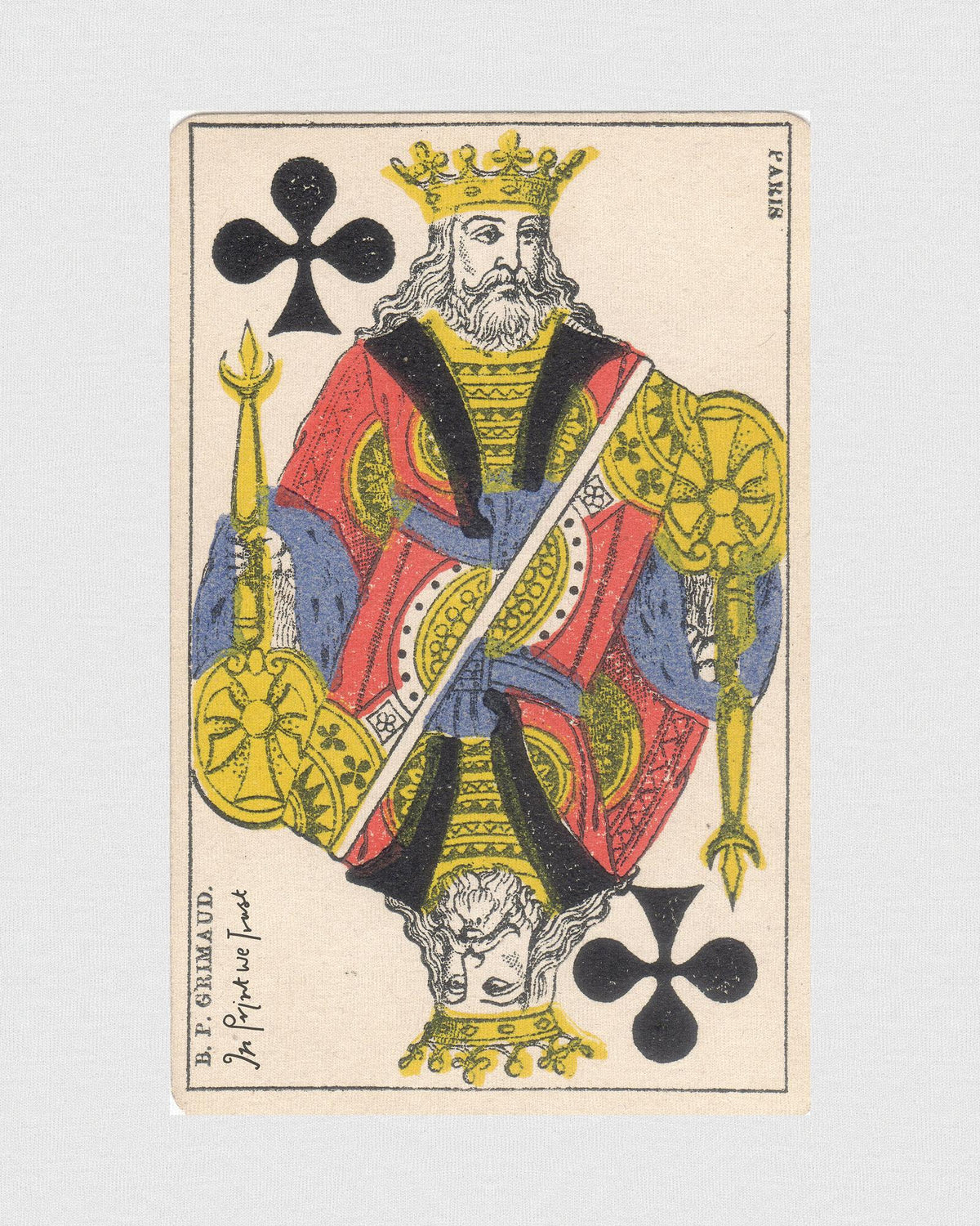 king of clubs baby tee - In Print We Trust