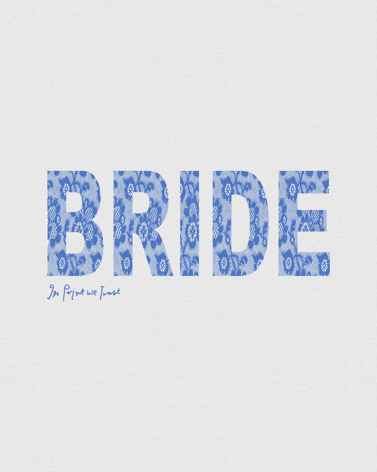 lace bride baby tee - In Print We Trust
