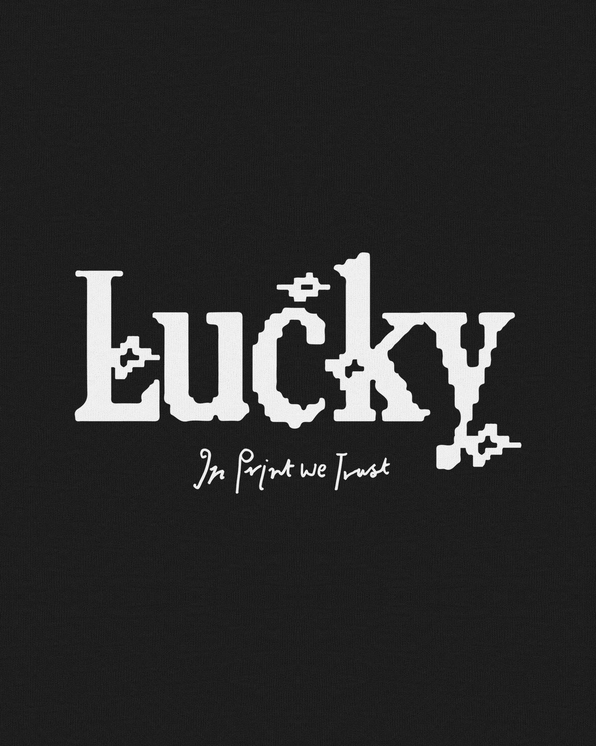 lucky baby tee - In Print We Trust