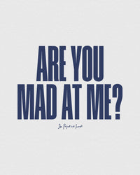mad at me baby tee - In Print We Trust