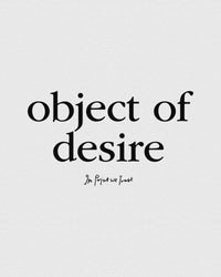 object of desire baby tee - In Print We Trust
