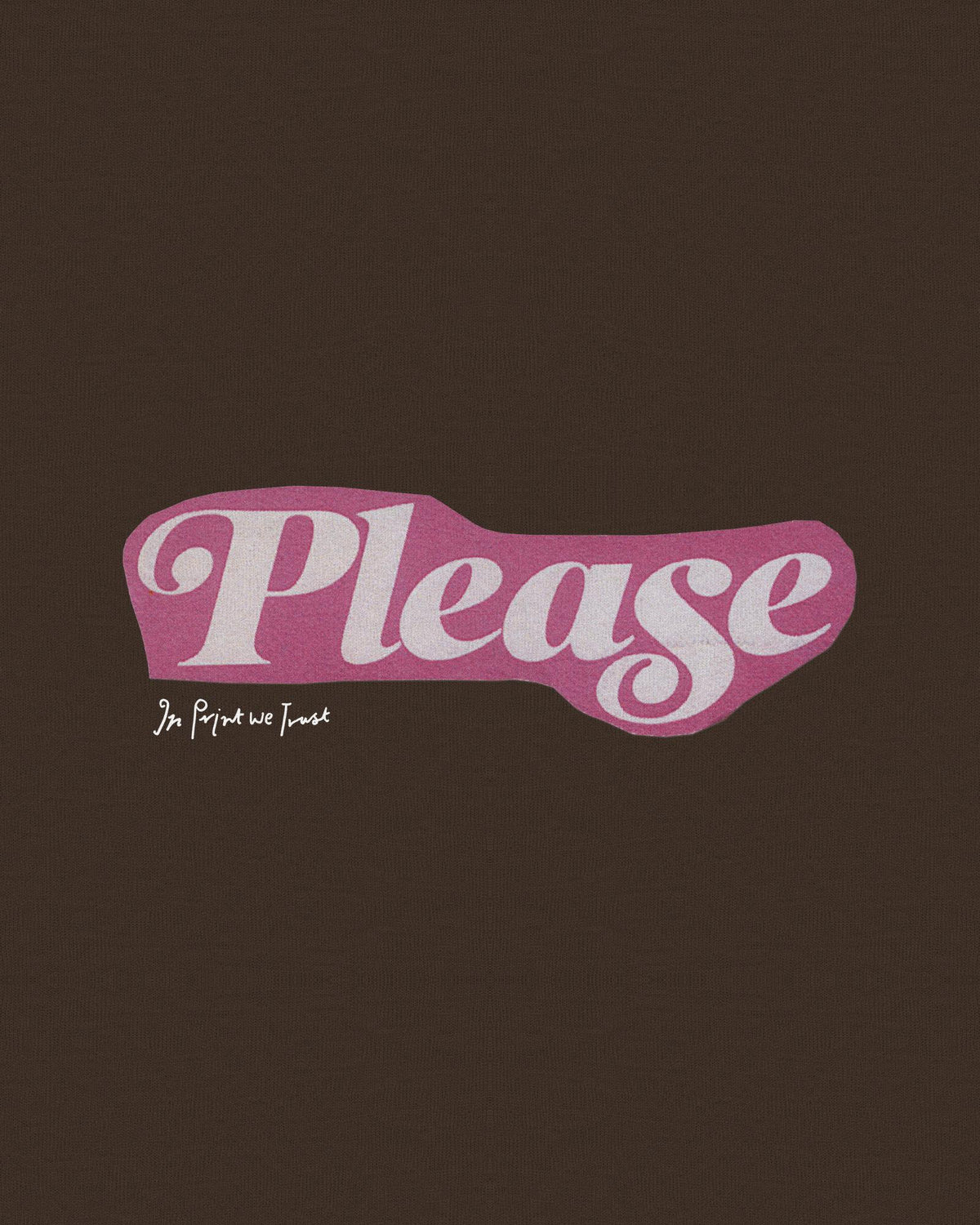 please baby tee - In Print We Trust