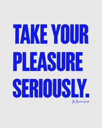 pleasure seriously baby tee - In Print We Trust