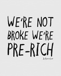 pre-rich baby tee - In Print We Trust