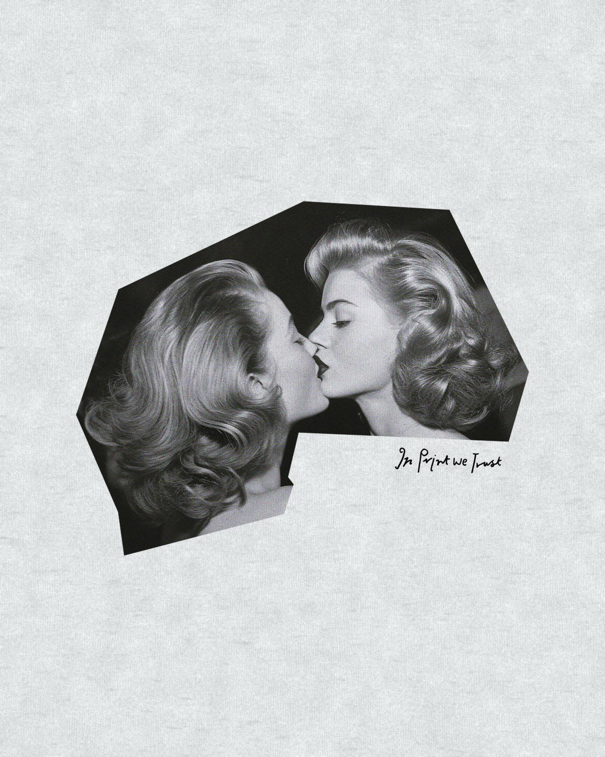 pucker up baby tee - In Print We Trust