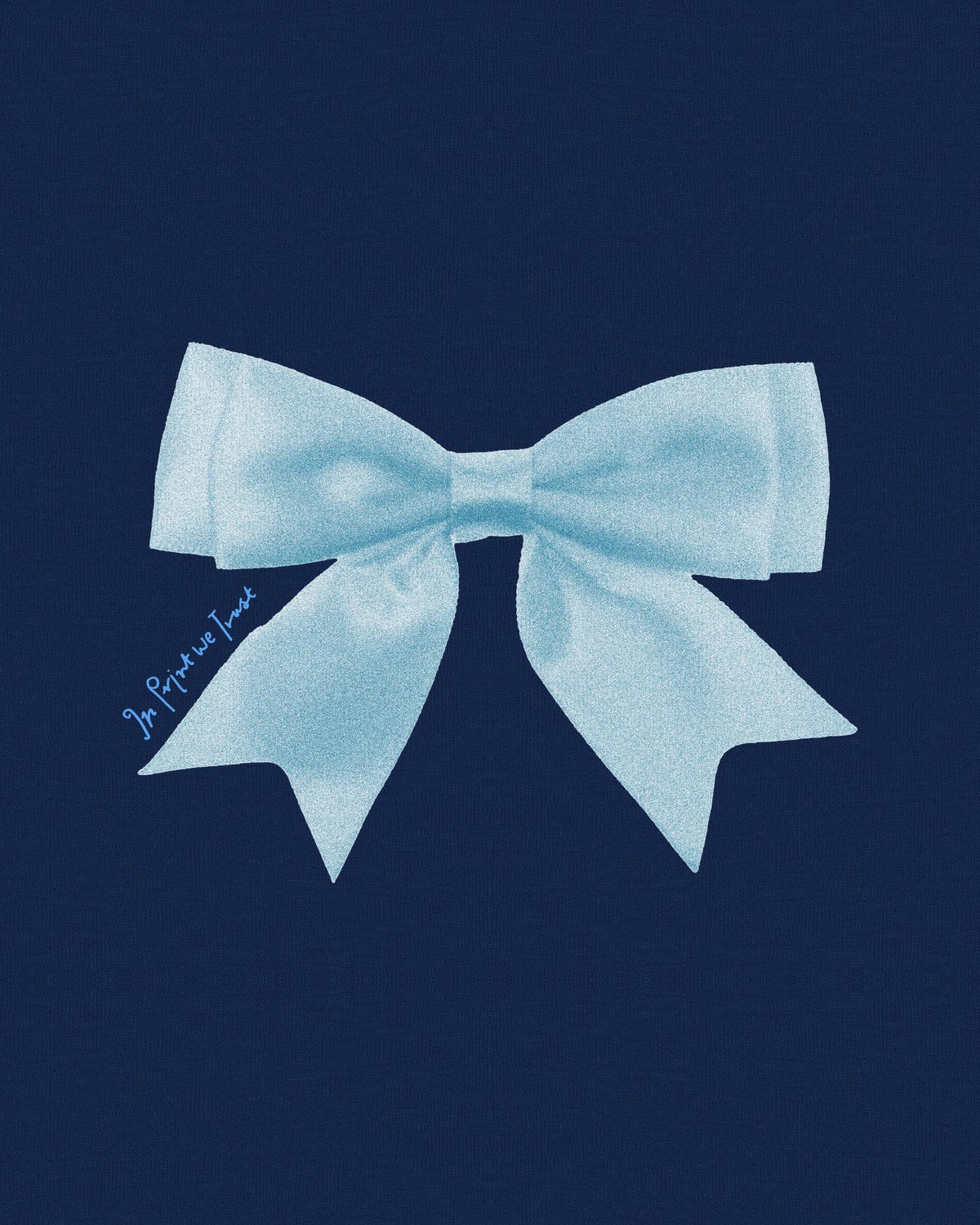 put a bow on it baby tee - In Print We Trust