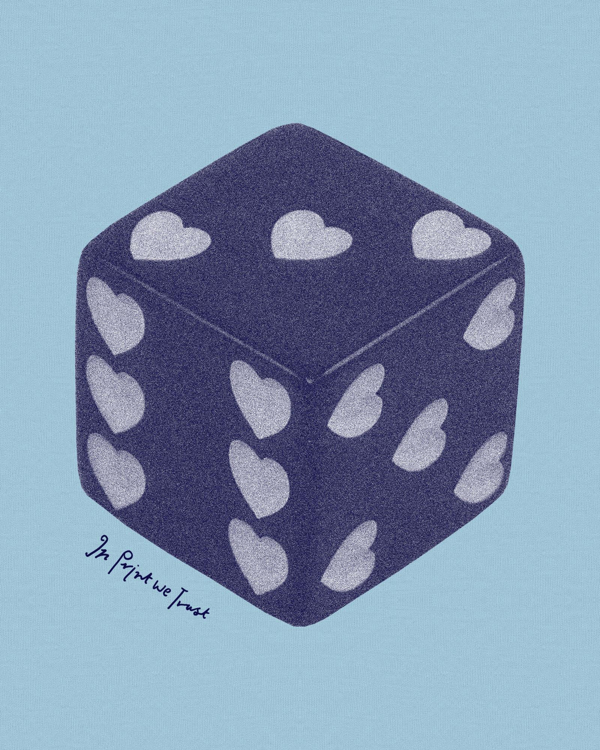 roll the dice baby tee - In Print We Trust