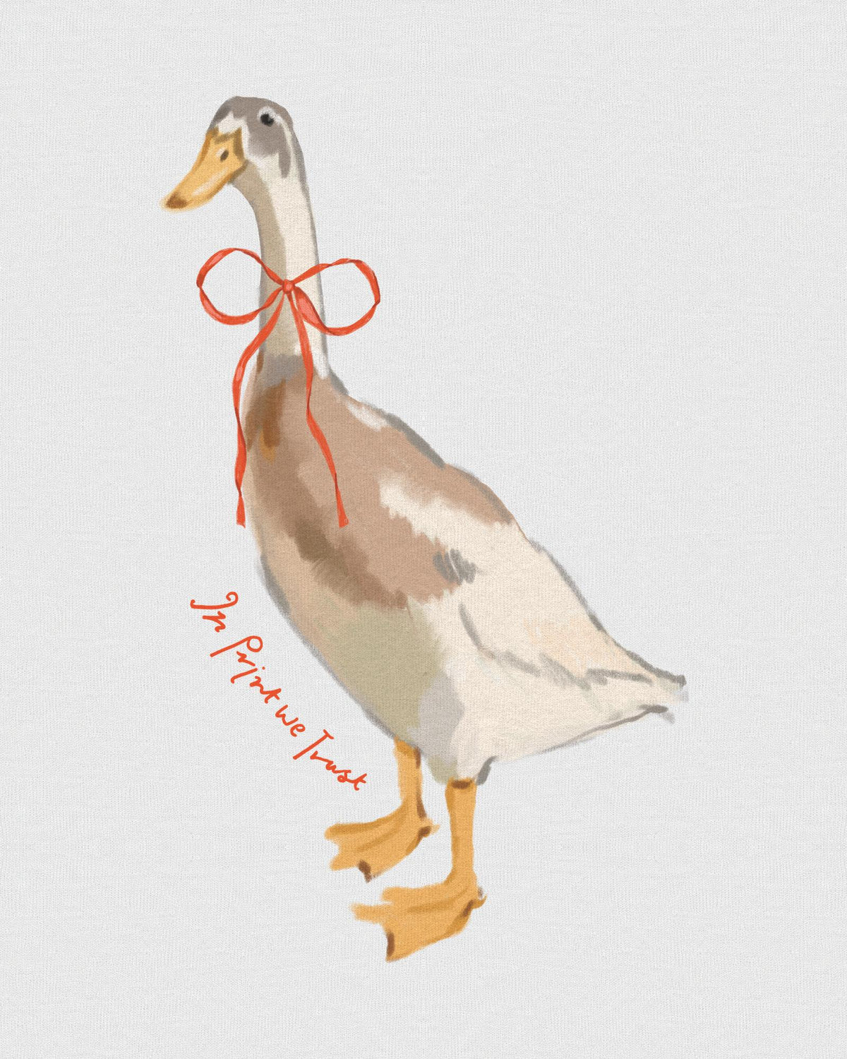 runner duck baby tee - In Print We Trust