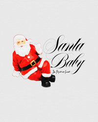 santa baby baby tee - In Print We Trust