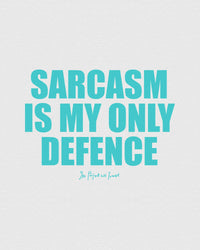 sarcasm baby tee - In Print We Trust