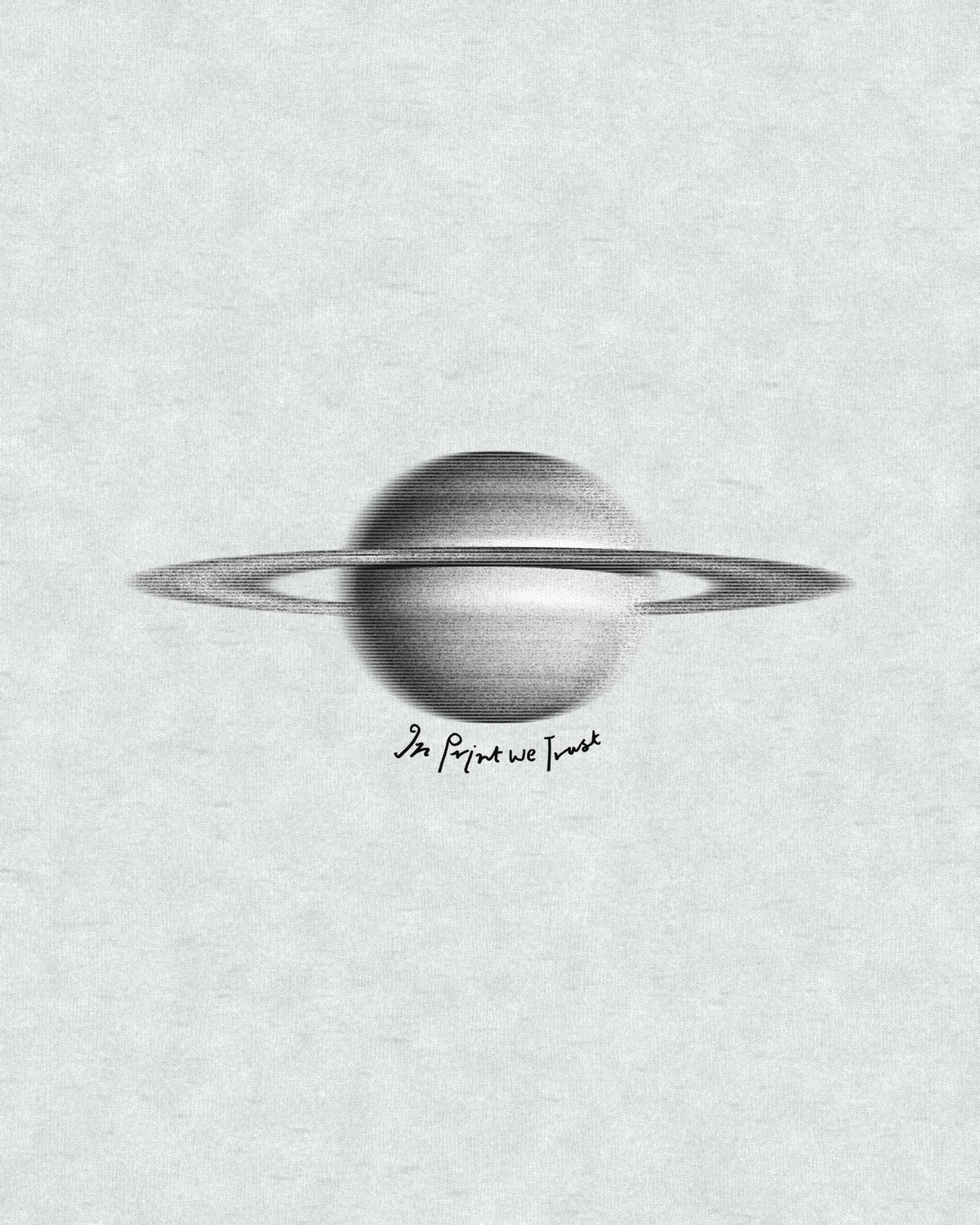 saturn baby tee - In Print We Trust