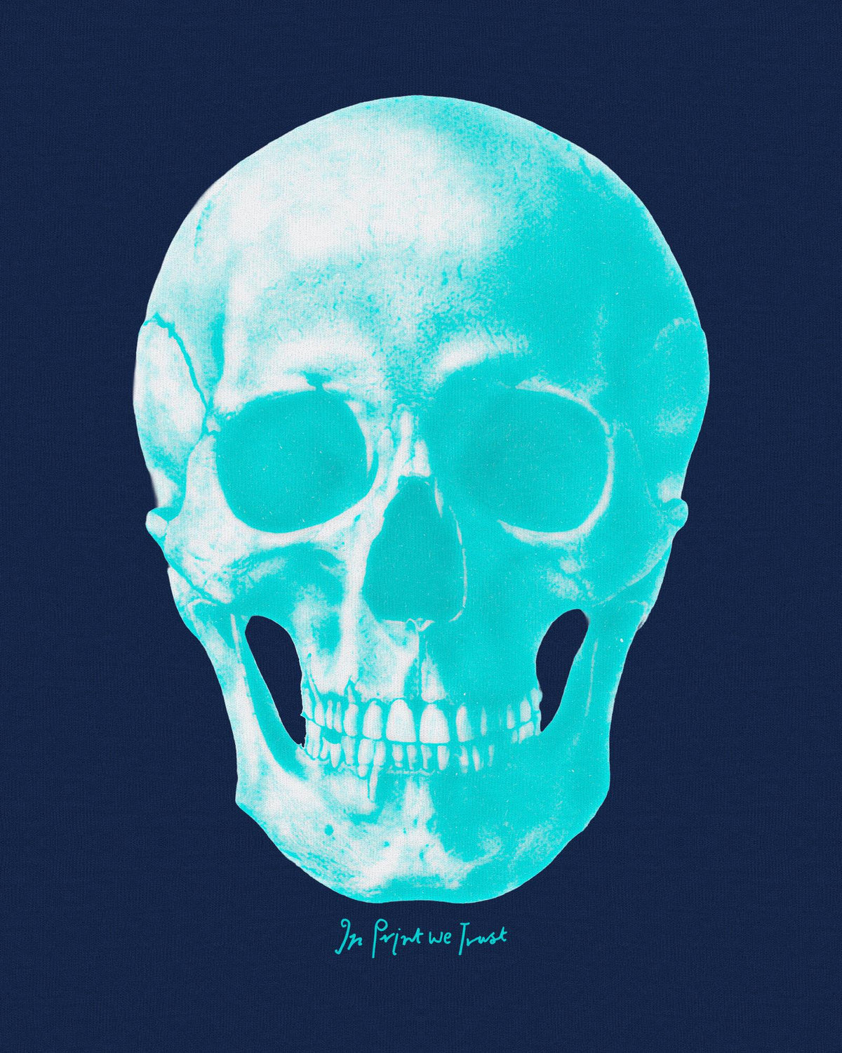 skull baby tee - In Print We Trust