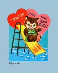 slide into your heart baby tee - In Print We Trust