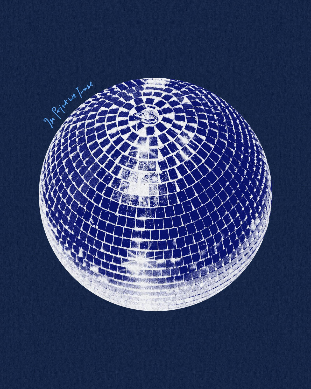 studio 54 navy baby tee - In Print We Trust