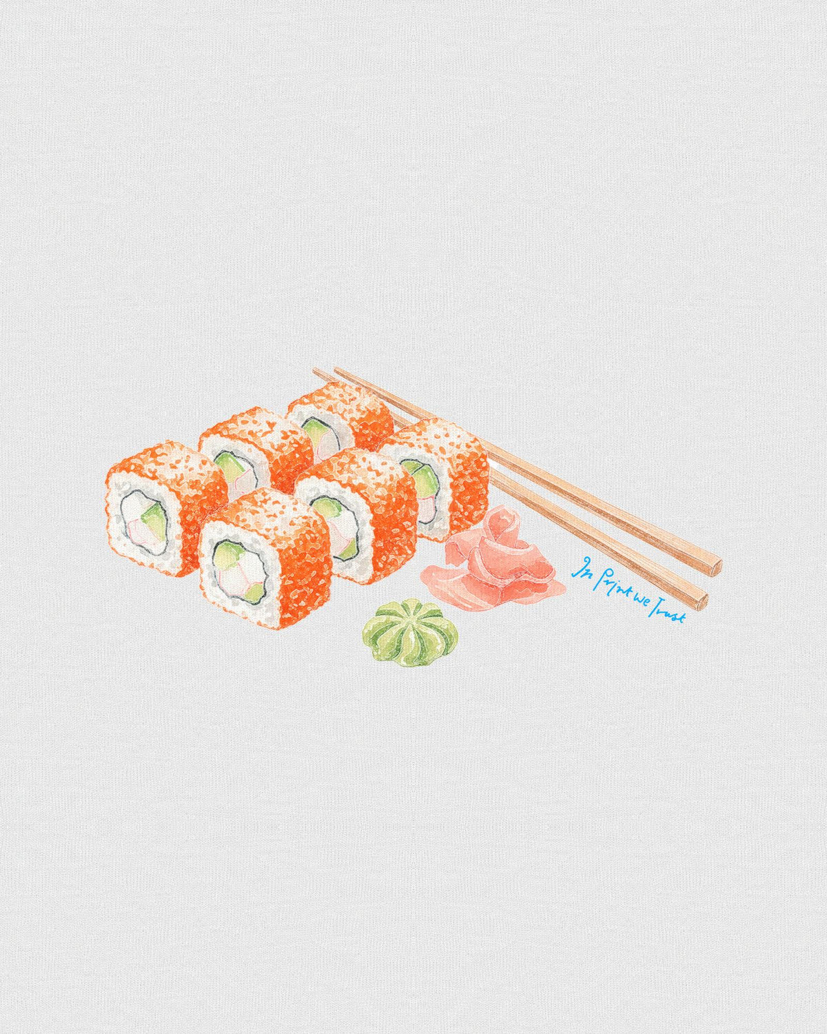 sushi baby tee - In Print We Trust
