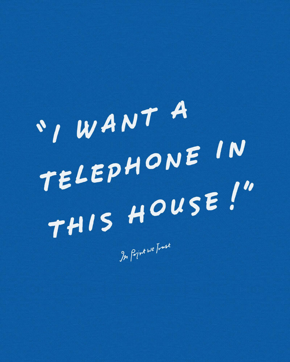 telephone baby tee - In Print We Trust