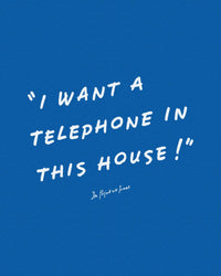 telephone baby tee - In Print We Trust