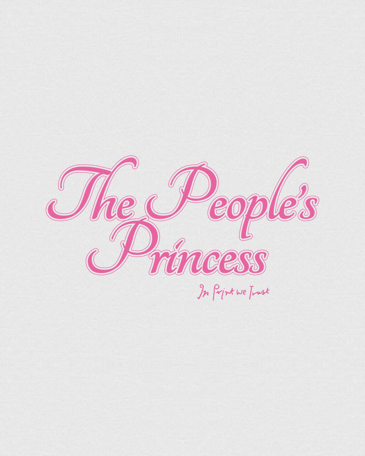 the people's princess baby tee - In Print We Trust