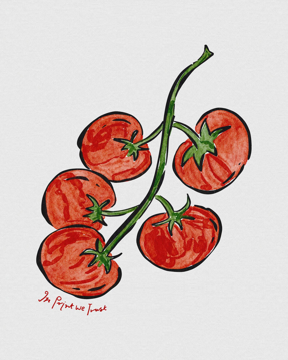 tomatoes baby tee - In Print We Trust