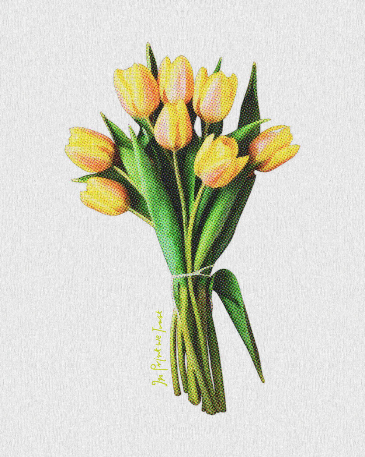 tulips baby tee - In Print We Trust
