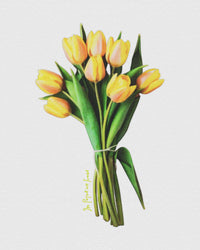 tulips baby tee - In Print We Trust