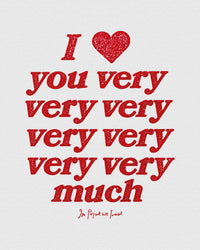 very very much baby tee - In Print We Trust