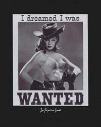 wanted baby tee - In Print We Trust