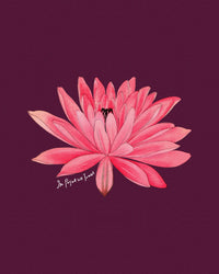 water lily baby tee - In Print We Trust
