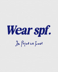 wear spf baby tee - In Print We Trust