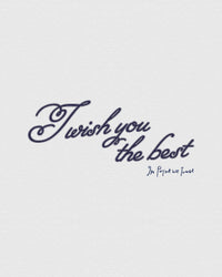 wish you the best baby tee - In Print We Trust
