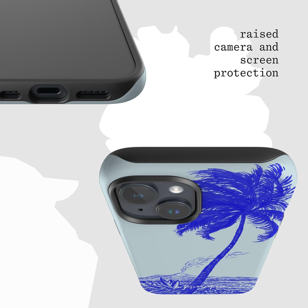 island tough iPhone case - In Print We Trust