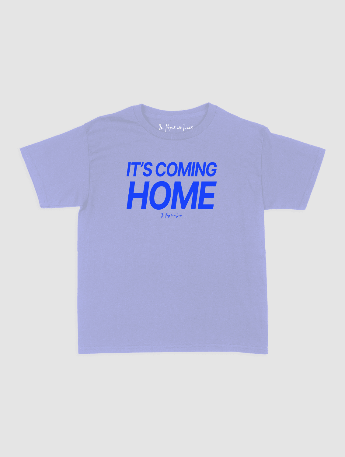 it's coming home baby tee - In Print We Trust