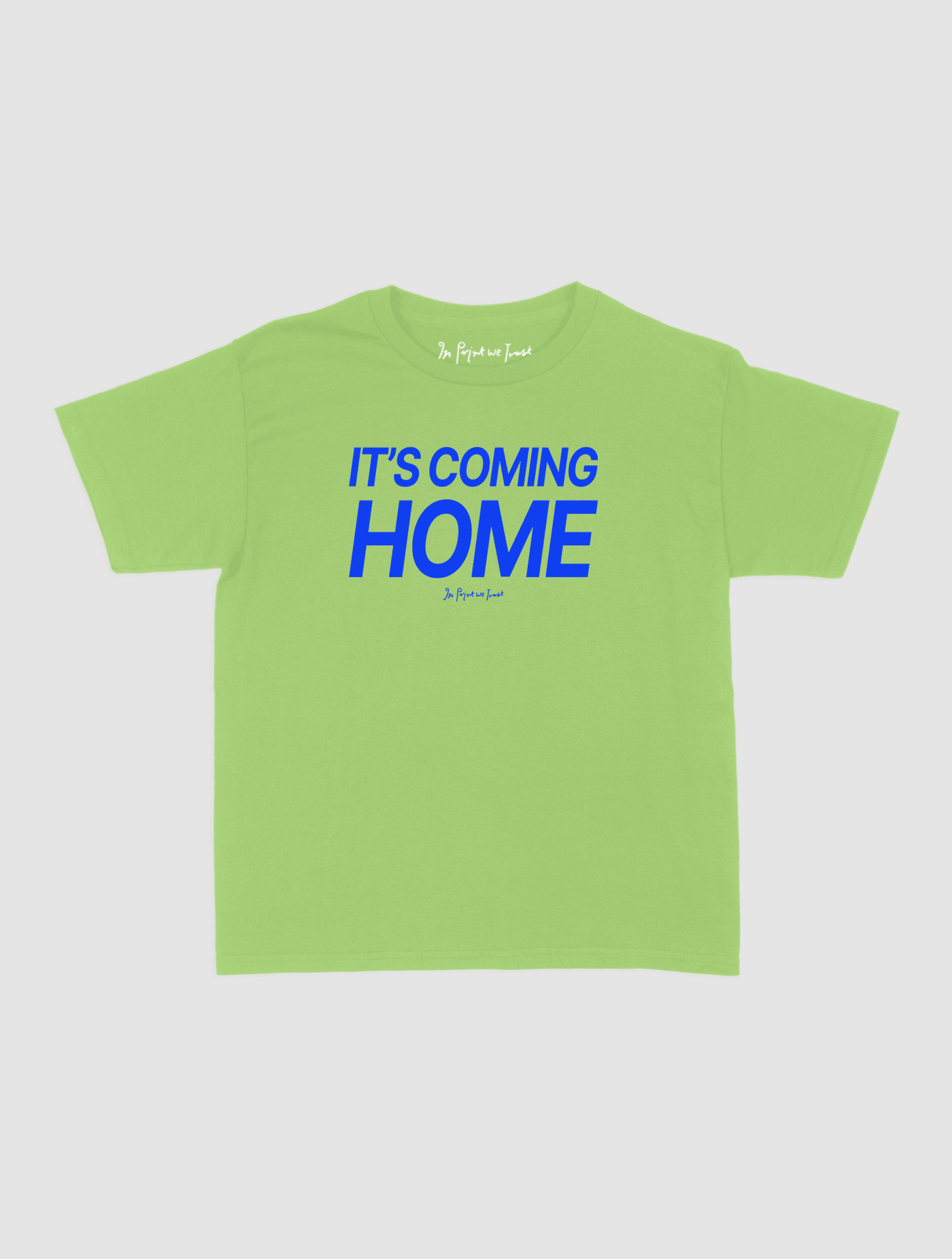 it's coming home baby tee - In Print We Trust