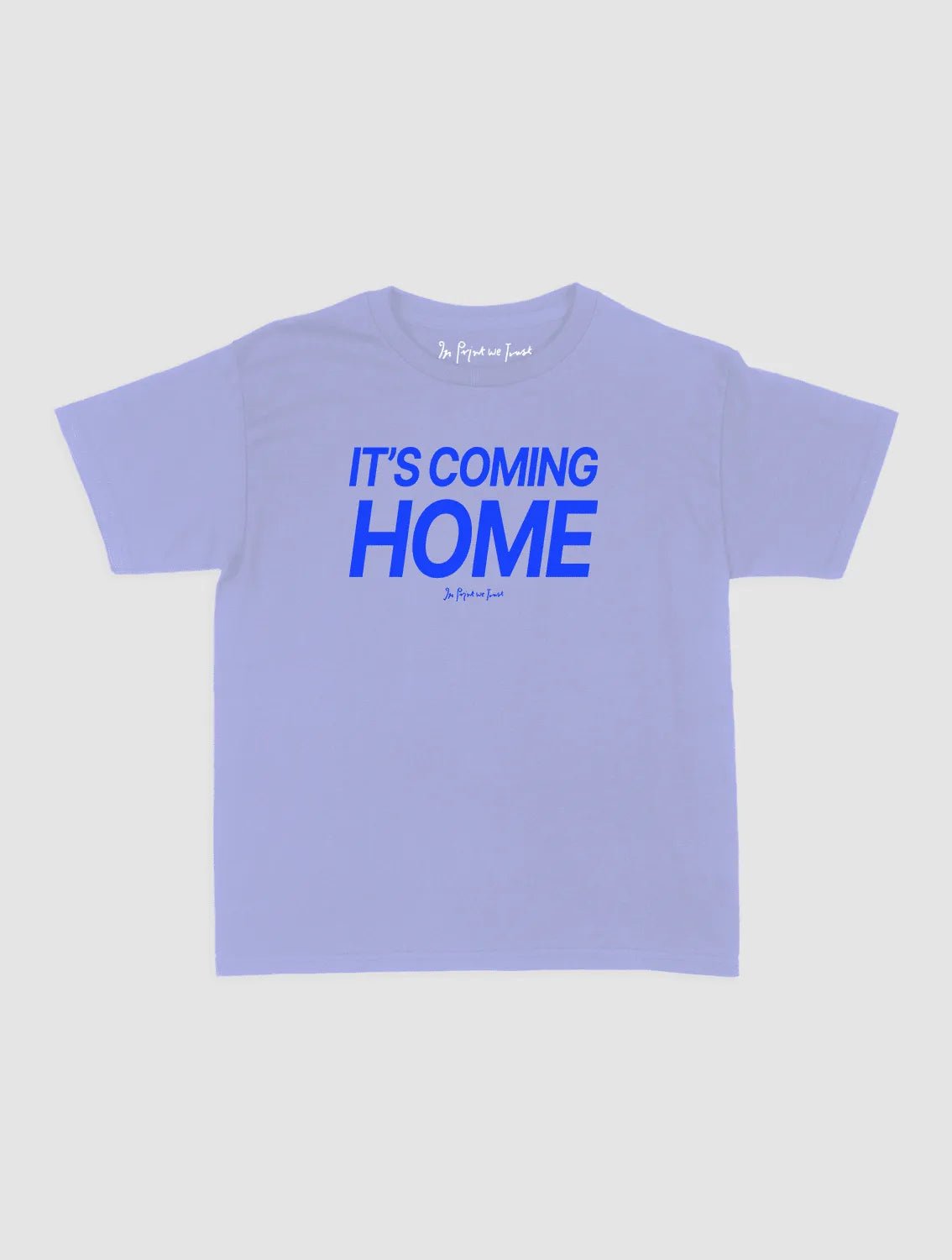 it's coming home baby tee - In Print We Trust