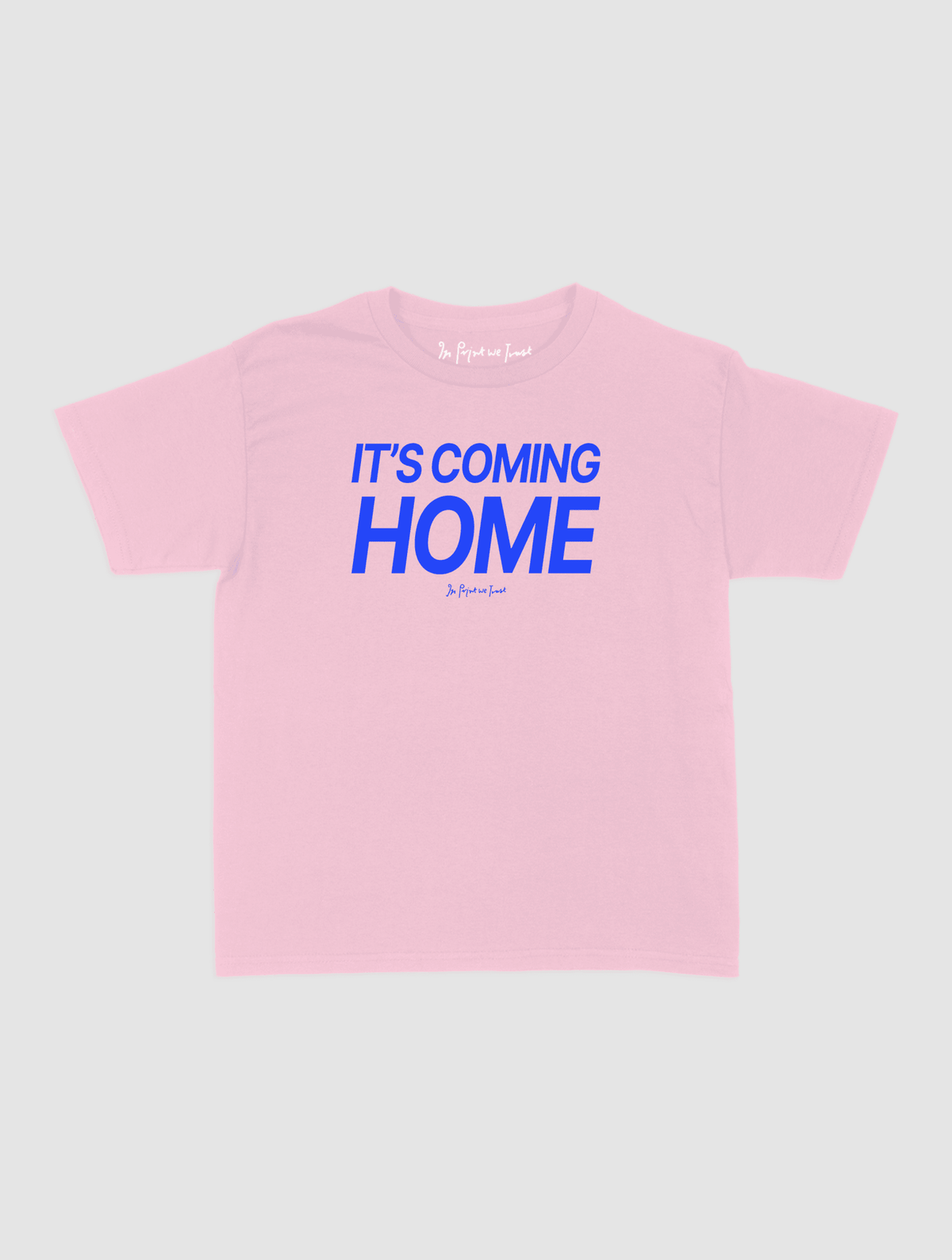 it's coming home baby tee - In Print We Trust