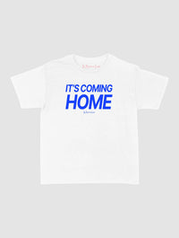 it's coming home baby tee - In Print We Trust