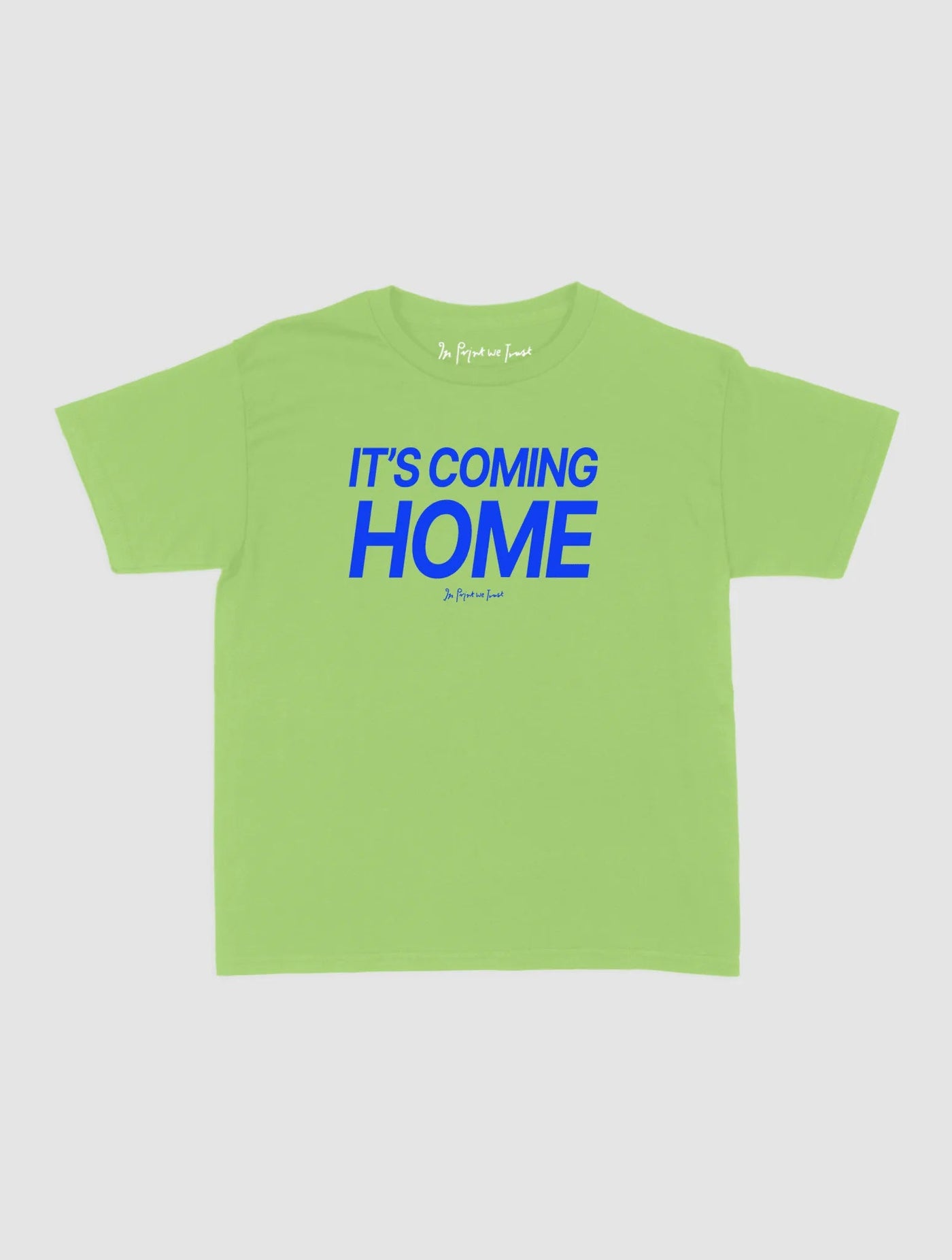 it's coming home baby tee - In Print We Trust