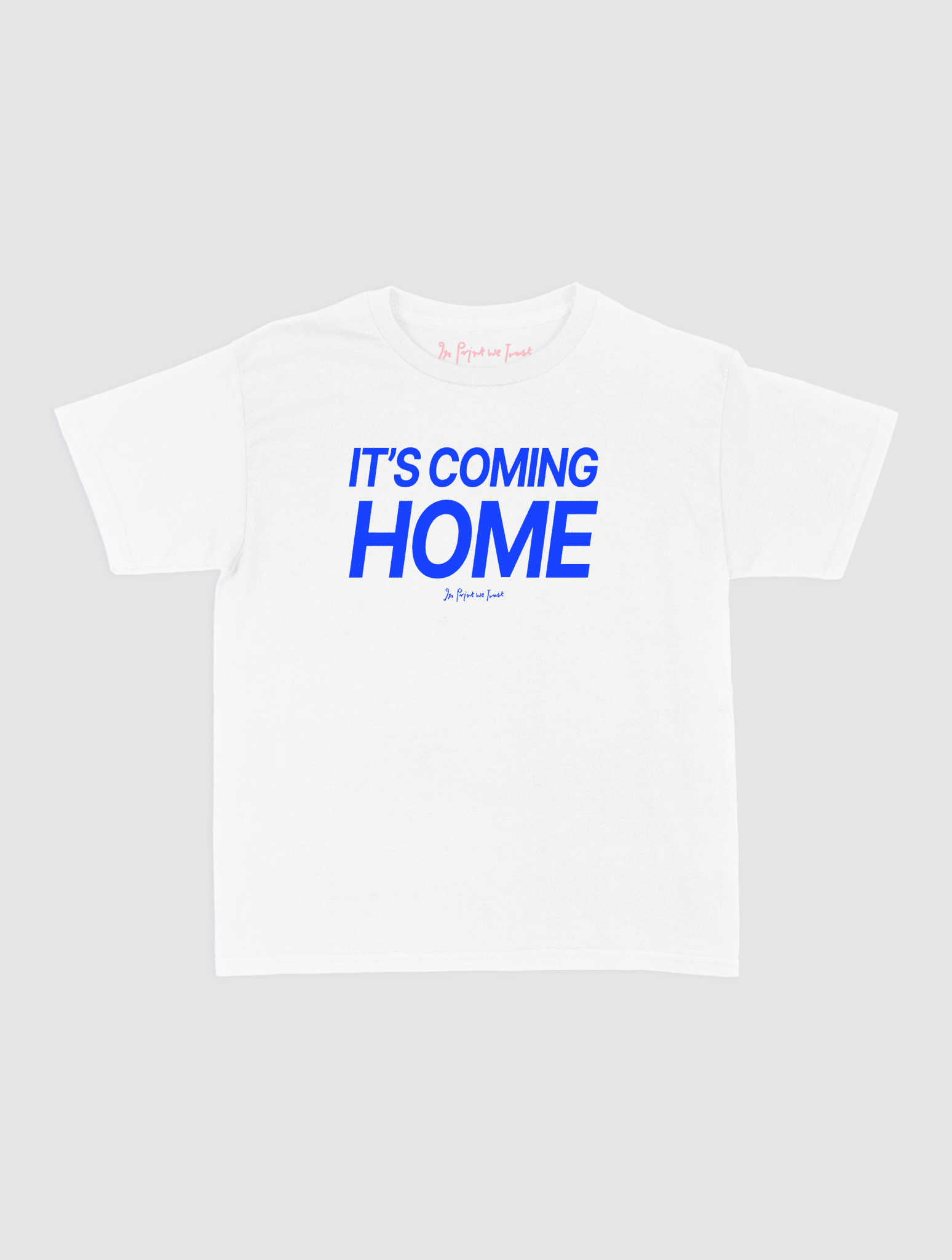 it's coming home baby tee - In Print We Trust