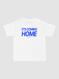 it's coming home baby tee - In Print We Trust
