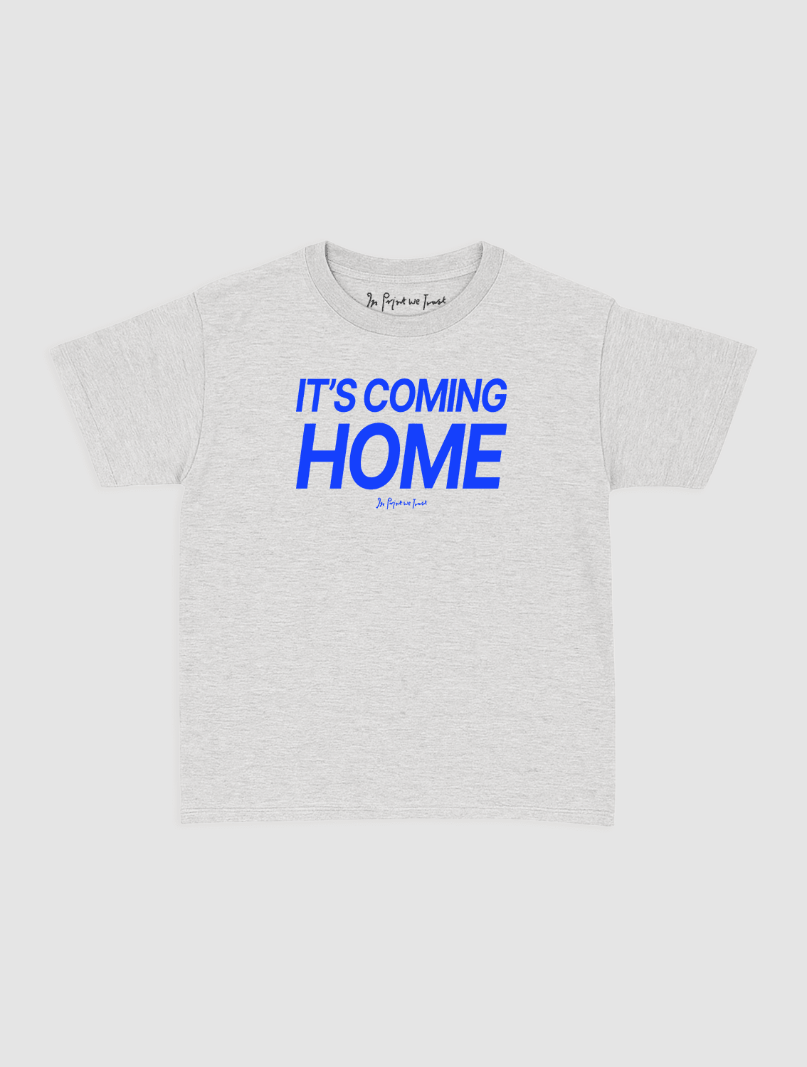 it's coming home baby tee - In Print We Trust